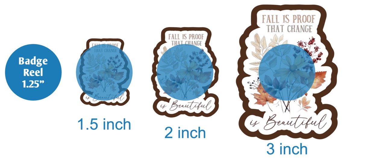 Fall Is Proof That Change Is Beautiful - DECAL AND ACRYLIC SHAPE #DA02697