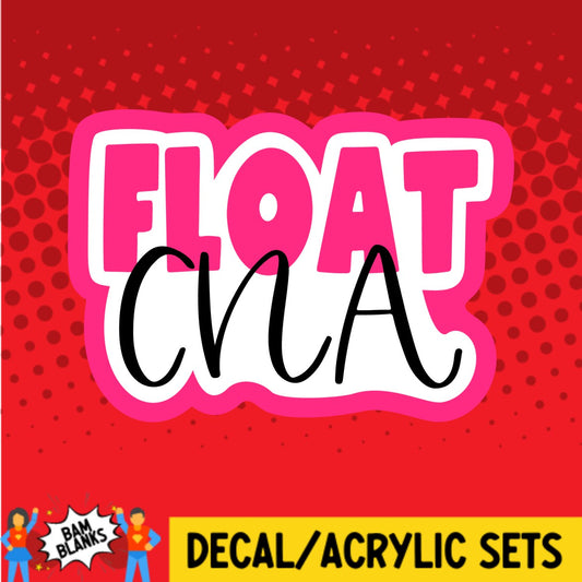 Float CNA - DECAL AND ACRYLIC SHAPE #DA03257