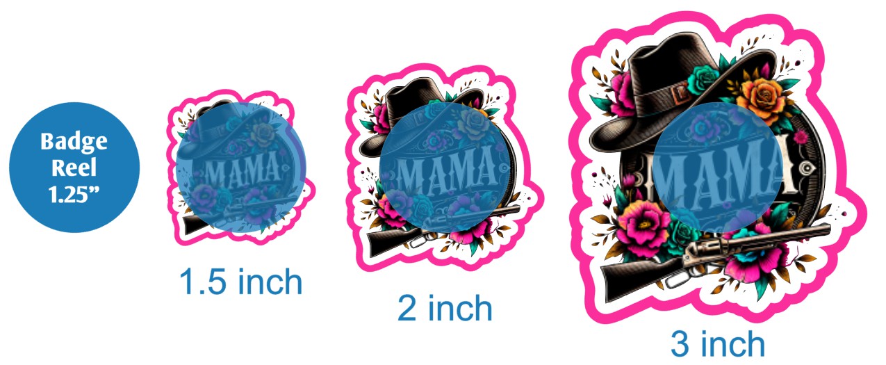 Floral Western Mama - DECAL AND ACRYLIC SHAPE #DA02600