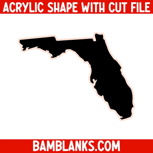 Florida - Acrylic Shape #1772