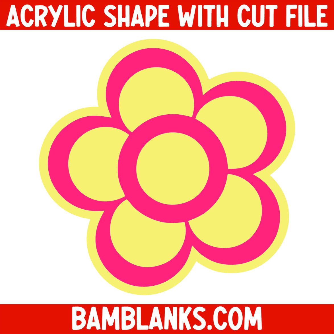 Flower - Acrylic Shape #643