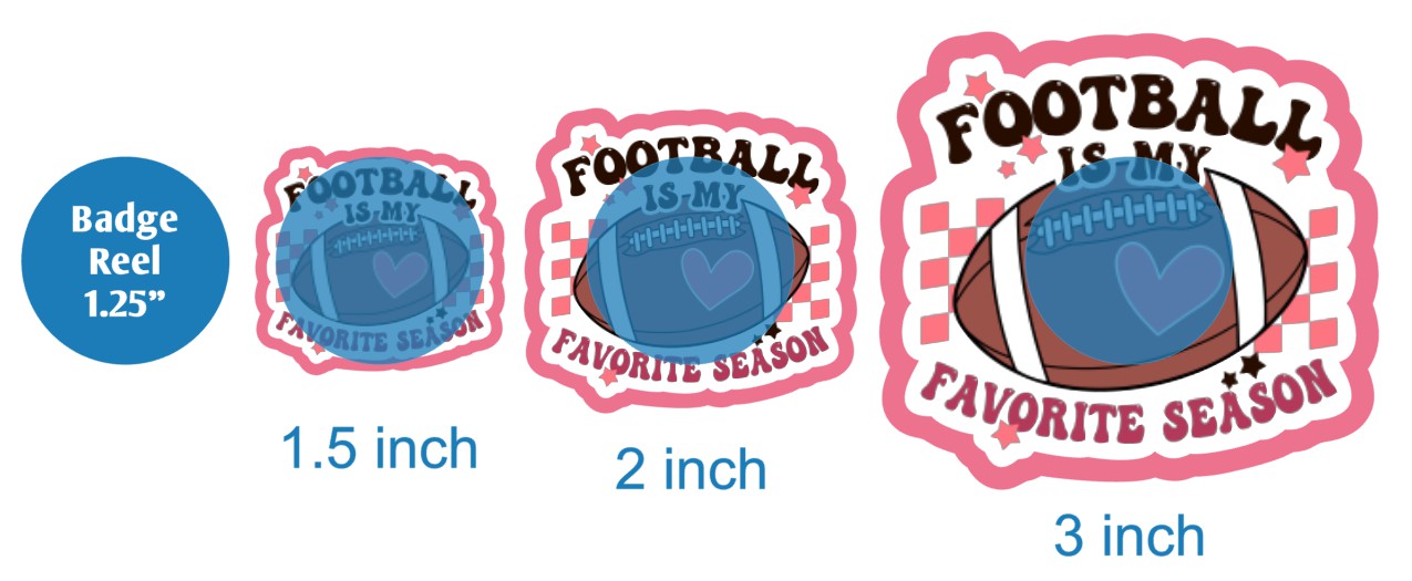 Football Is My Favorite Season - DECAL AND ACRYLIC SHAPE #DA03329