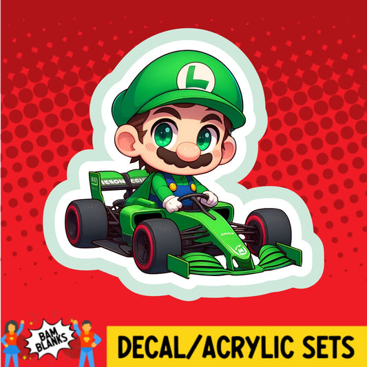 Green Plumber - DECAL AND ACRYLIC SHAPE #DA02279