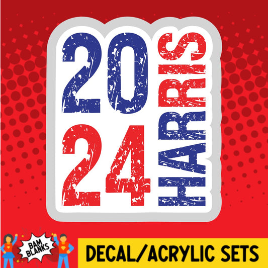 Harris 2024 - DECAL AND ACRYLIC SHAPE #DA03266