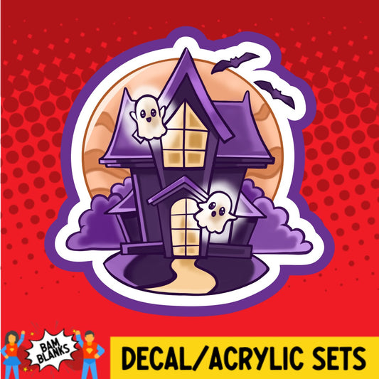 Haunted House 2 - DECAL AND ACRYLIC SHAPE #DA02290