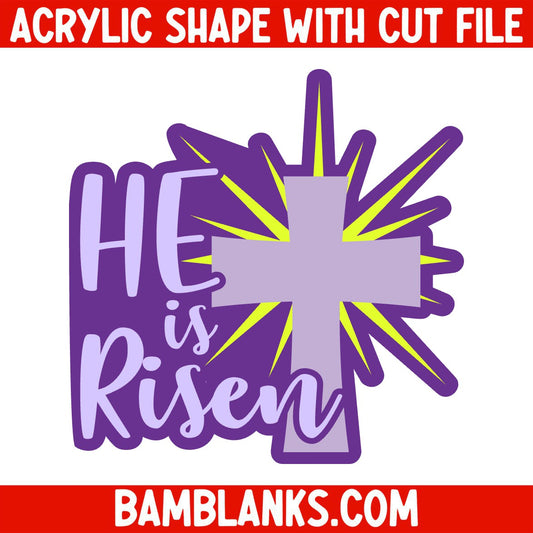 He is Risen 2 - Acrylic Shape #282
