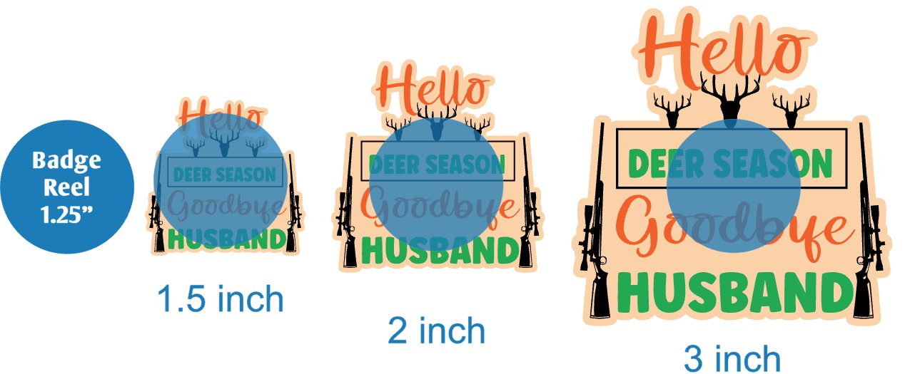 Hello Deer Season - Acrylic Shape #1843