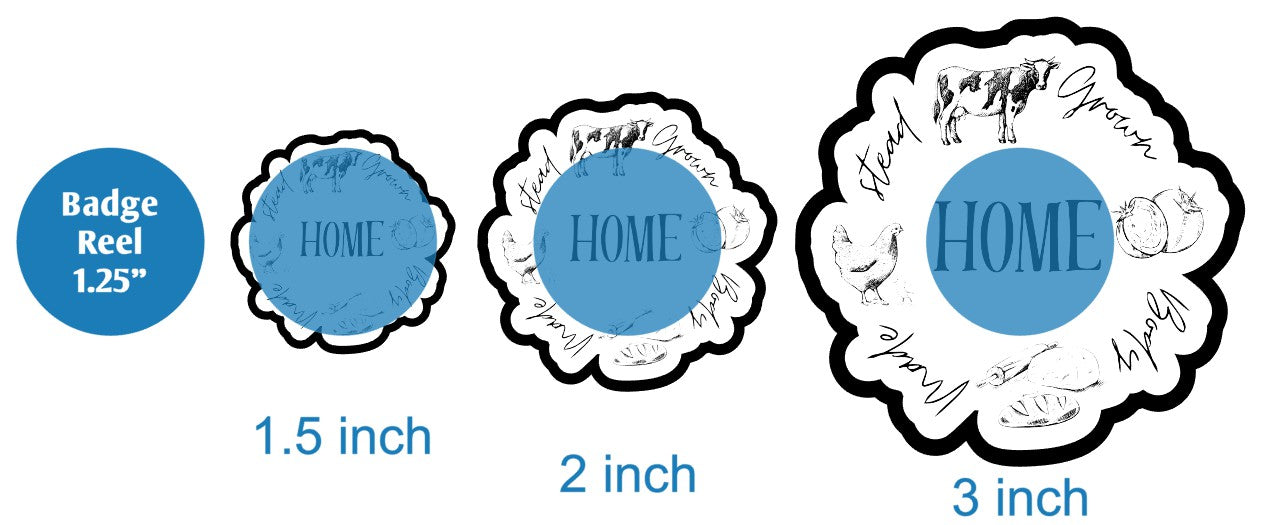 Home Made Home Grown - DECAL AND ACRYLIC SHAPE #DA02196