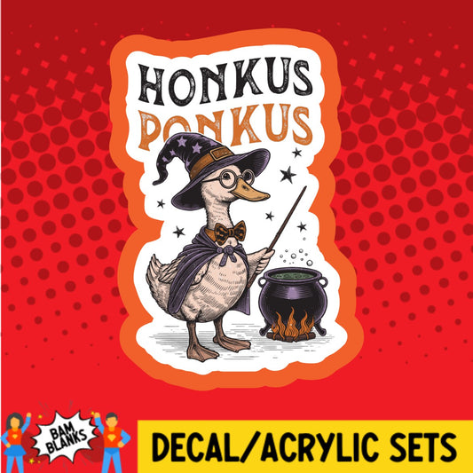 Honkus Ponkus Witch Goose - DECAL AND ACRYLIC SHAPE #DA03213