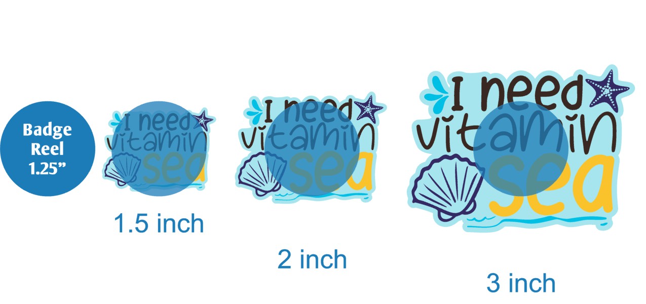 I Need Vitamin Sea - Acrylic Shape #718