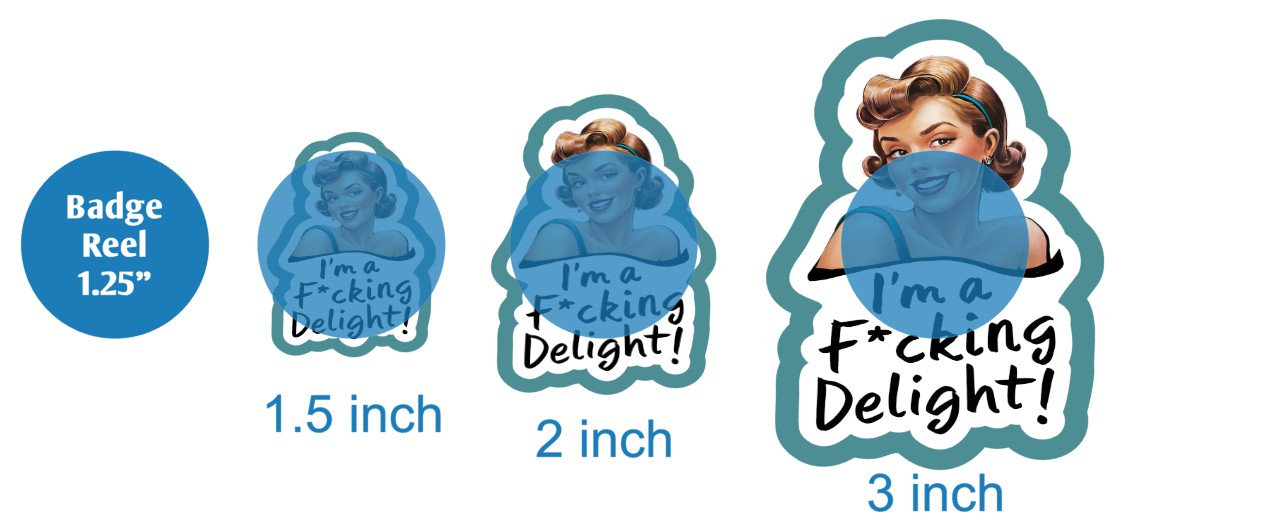 Im A Fing Delight - DECAL AND ACRYLIC SHAPE #DA02960