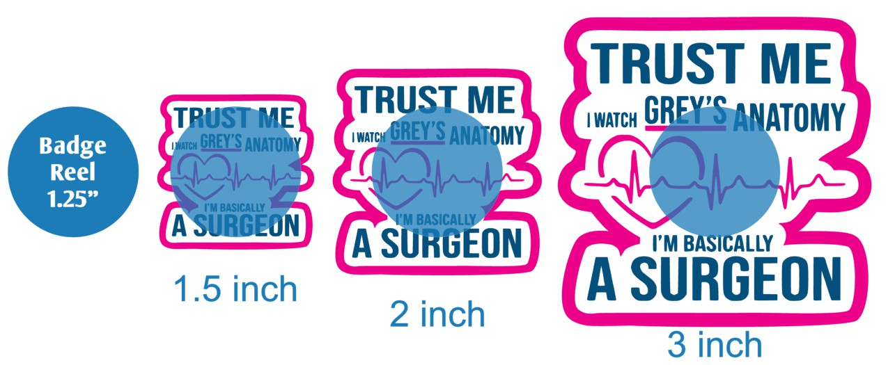 Im Basically A Surgeon - DECAL AND ACRYLIC SHAPE #DA02512