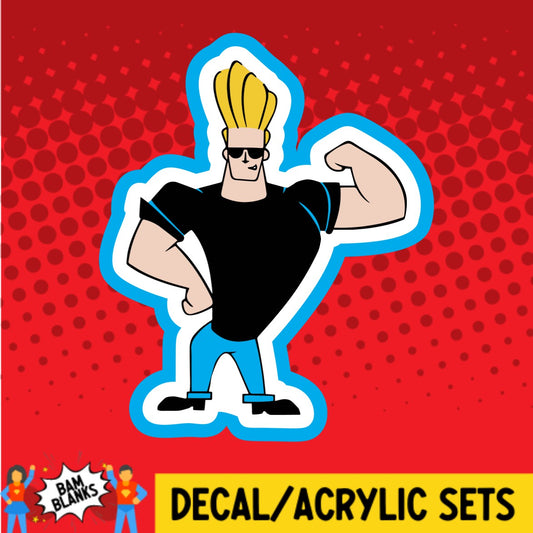 Johnny - DECAL AND ACRYLIC SHAPE #DA02471