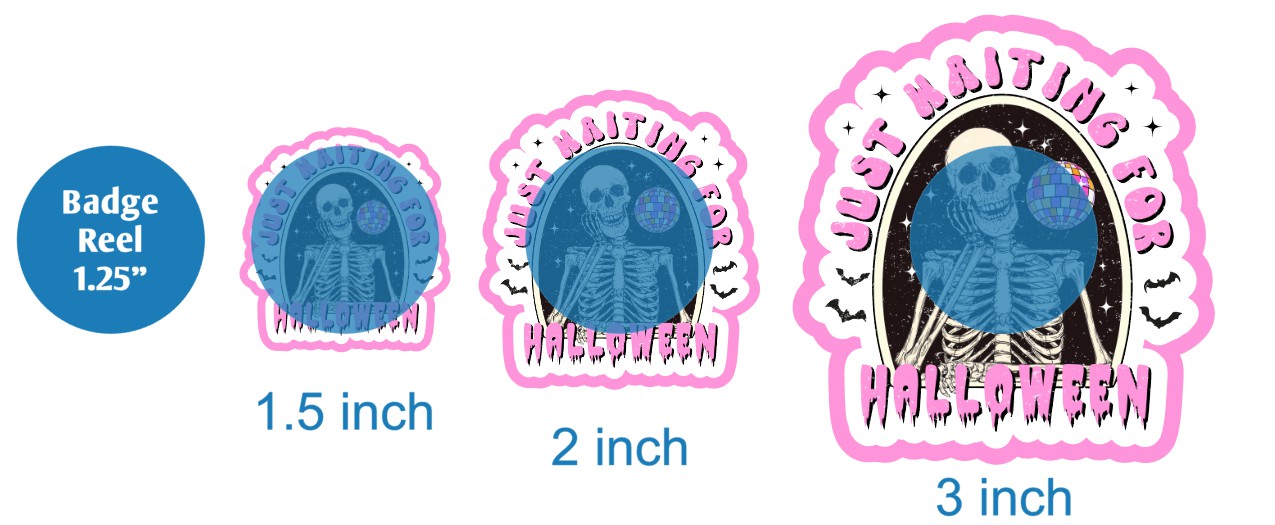 Just Waiting for Halloween - DECAL AND ACRYLIC SHAPE #DA02391