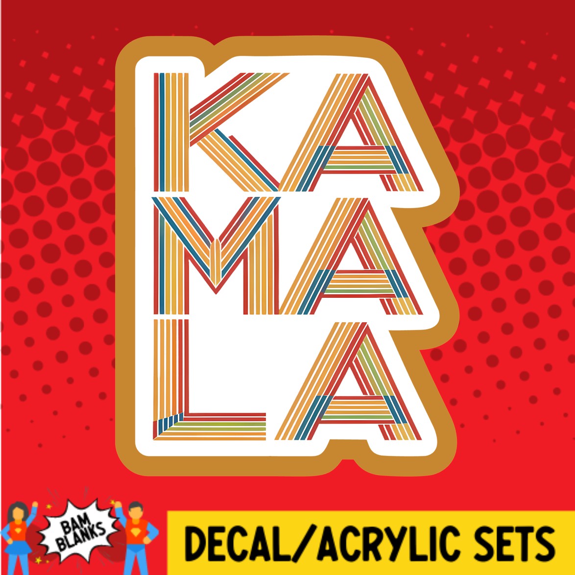 Ka Ma La - DECAL AND ACRYLIC SHAPE #DA03268