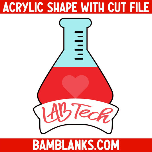 Lab Tech 2 - Acrylic Shape #1460