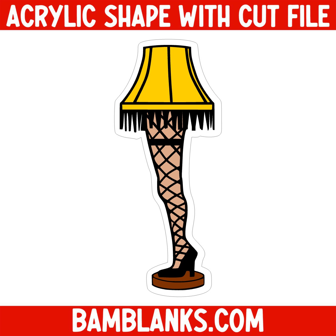 Leg Lamp - Acrylic Shape #587