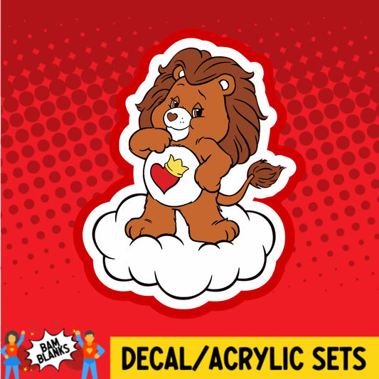 Lion Cousin - DECAL AND ACRYLIC SHAPE #DA02421