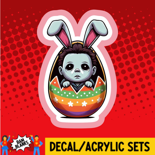 Michael Easter Egg - DECAL AND ACRYLIC SHAPE #DA03636