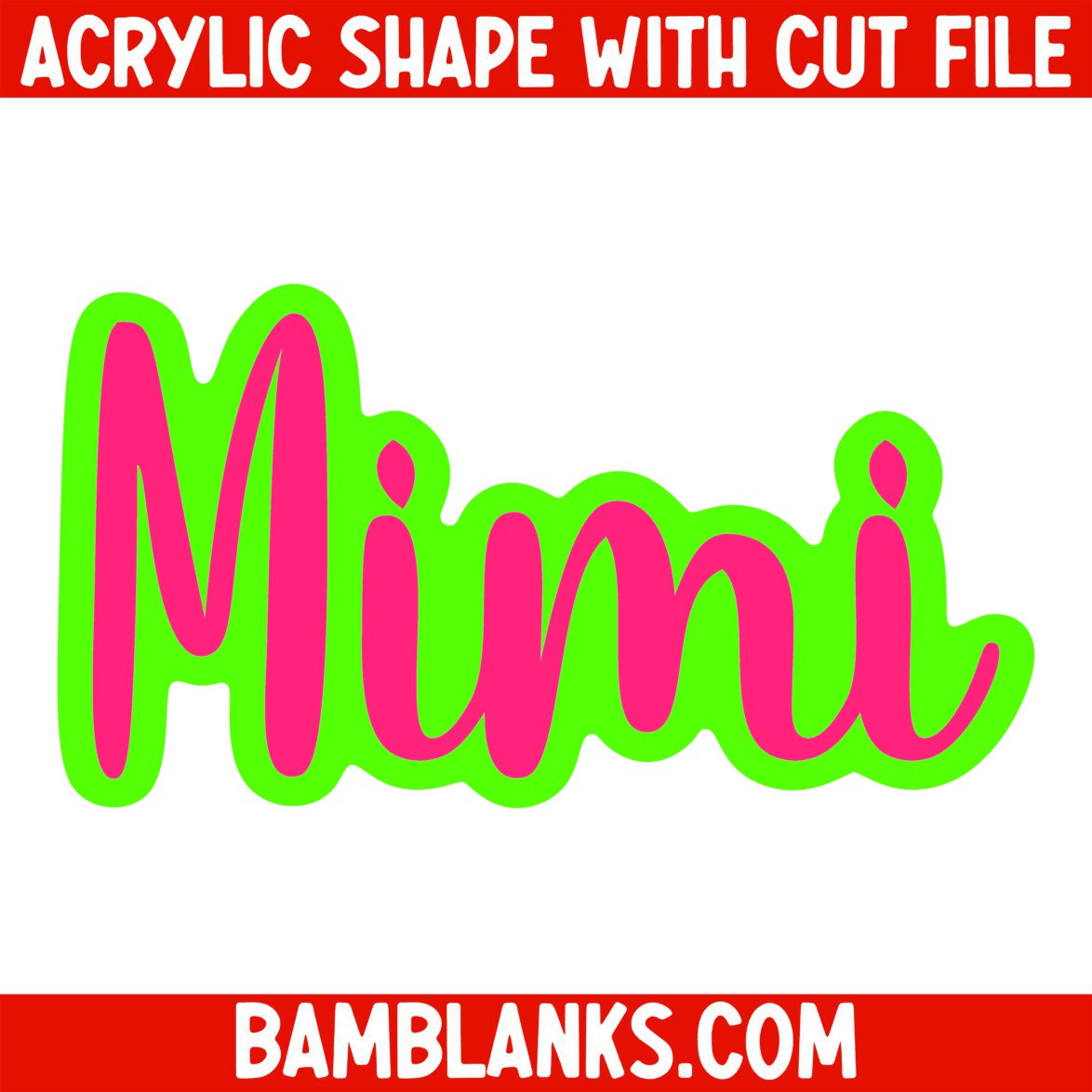 Mimi - Acrylic Shape #645