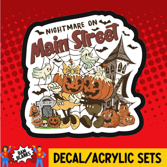 Nightmare On Main Street - DECAL AND ACRYLIC SHAPE #DA03013