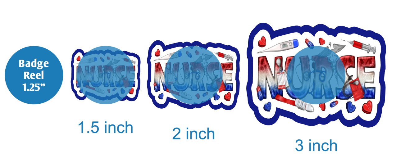 Nurse 4th of July - DECAL AND ACRYLIC SHAPE #DA02265