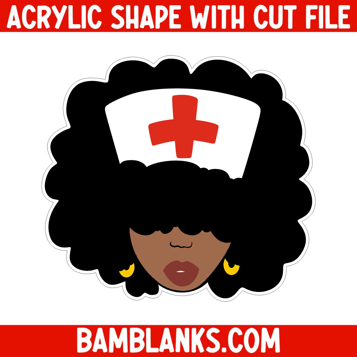 Nurse Girl - Acrylic Shape #604