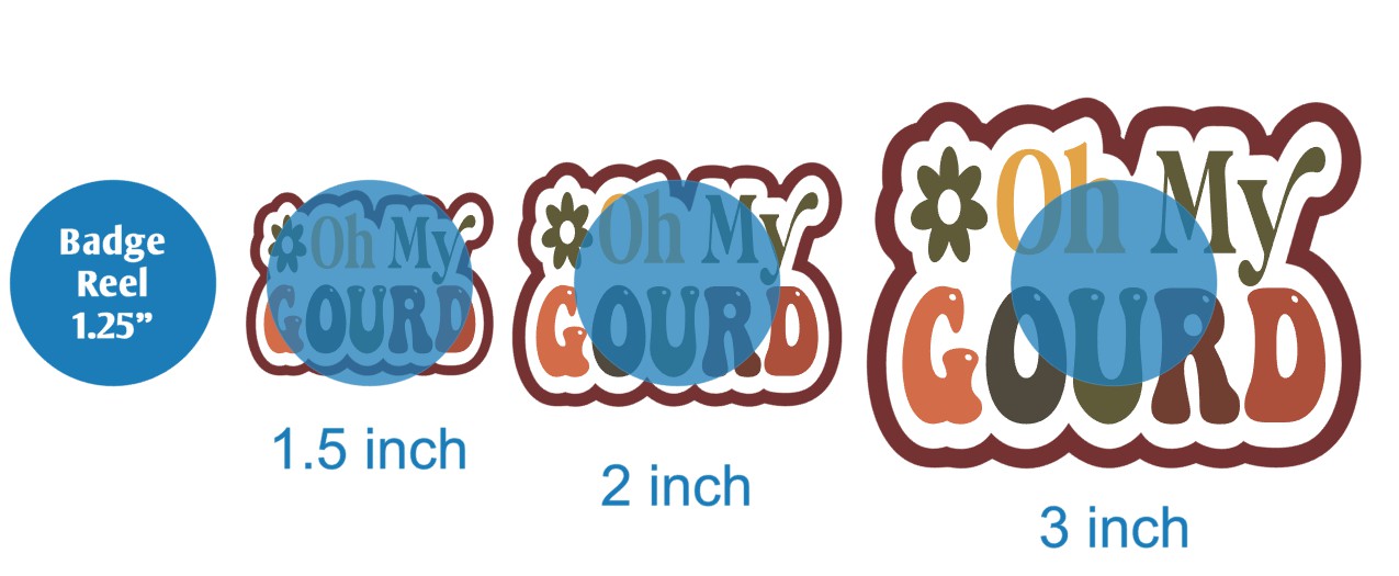 Oh My Gourd - DECAL AND ACRYLIC SHAPE #DA02706