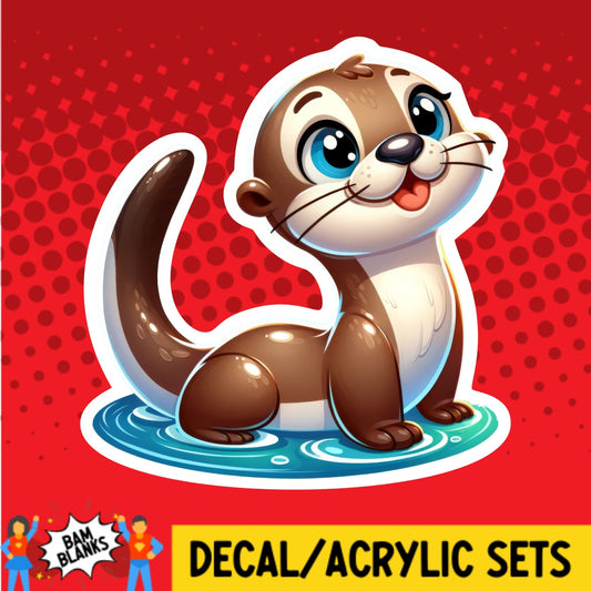 Otter - DECAL AND ACRYLIC SHAPE #DA02383