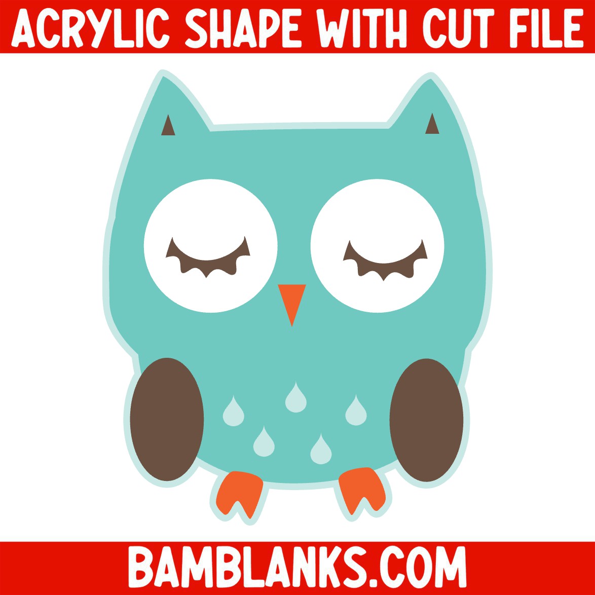 Owl 2 - Acrylic Shape #251
