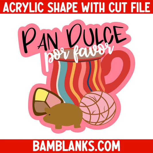 Pan Dulce Por Favor - Acrylic Shape #1590