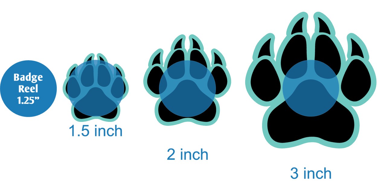 Panther Paw - Acrylic Shape #1728