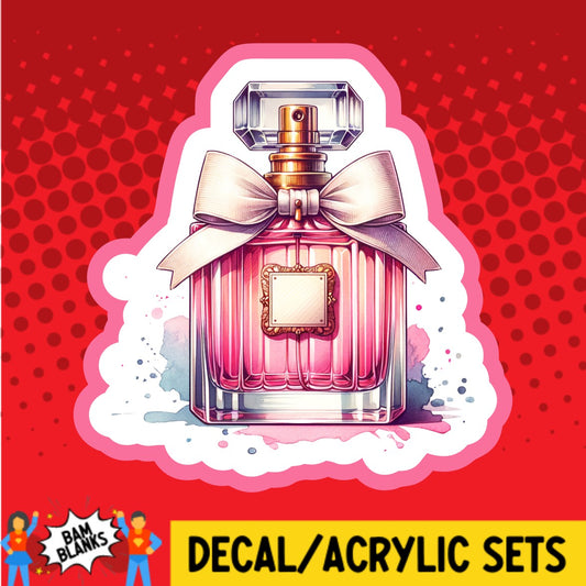 Perfume Bottle - DECAL AND ACRYLIC SHAPE #DA02370