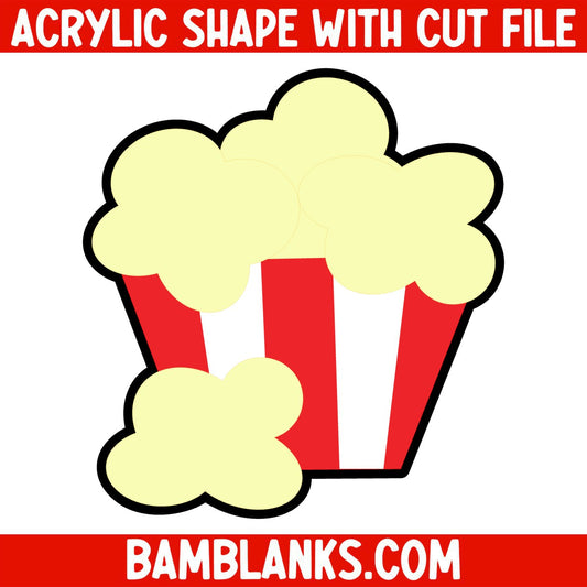 Popcorn - Acrylic Shape #320