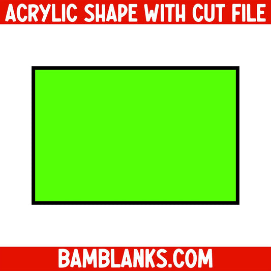 Rectangle - Acrylic Shape #680