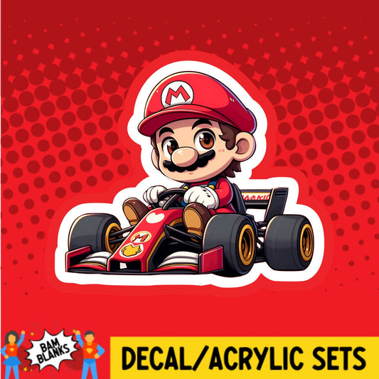 Red Plumber - DECAL AND ACRYLIC SHAPE #DA02280