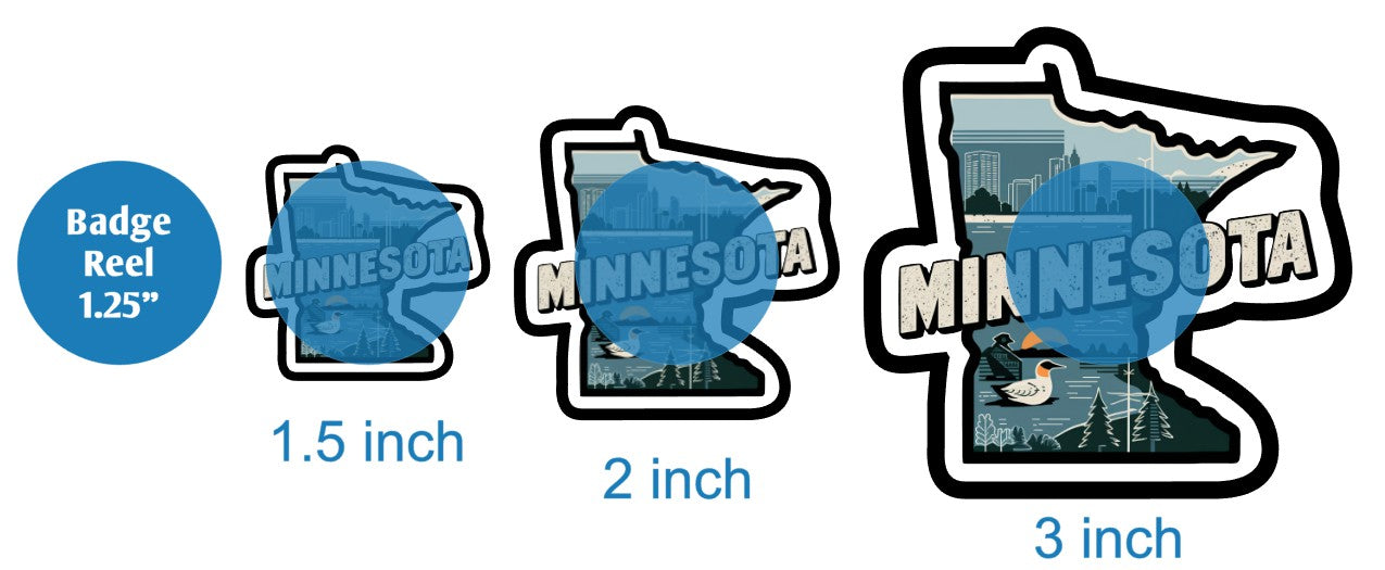 Retro Minnesota - DECAL AND ACRYLIC SHAPE #DA03069