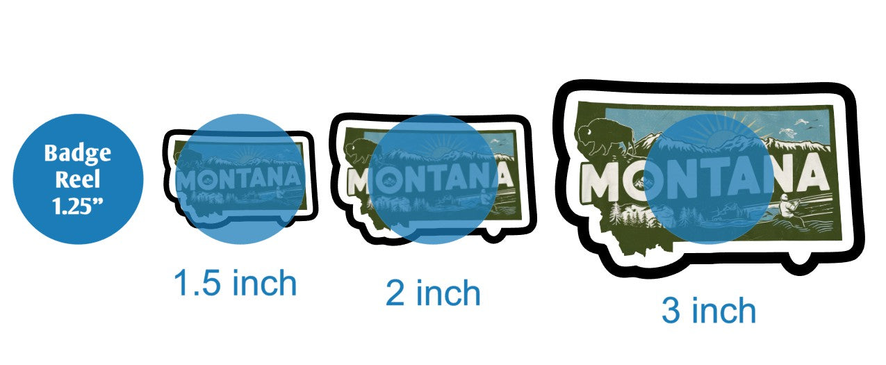 Retro Montana - DECAL AND ACRYLIC SHAPE #DA03072