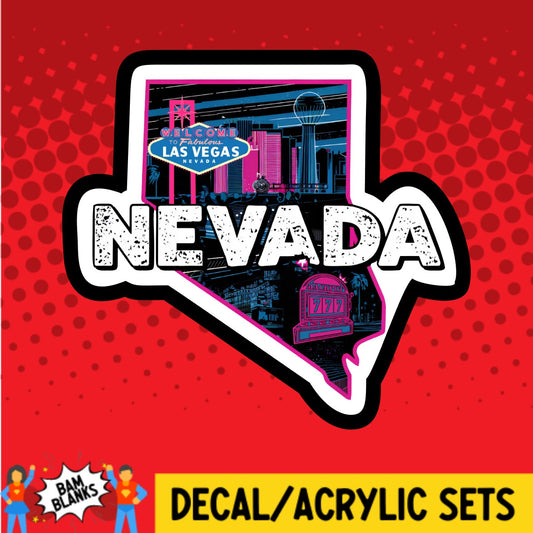 Retro Nevada - DECAL AND ACRYLIC SHAPE #DA03074