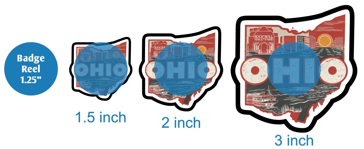 Retro Ohio - DECAL AND ACRYLIC SHAPE #DA03081