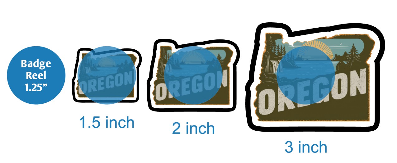 Retro Oregon - DECAL AND ACRYLIC SHAPE #DA03083