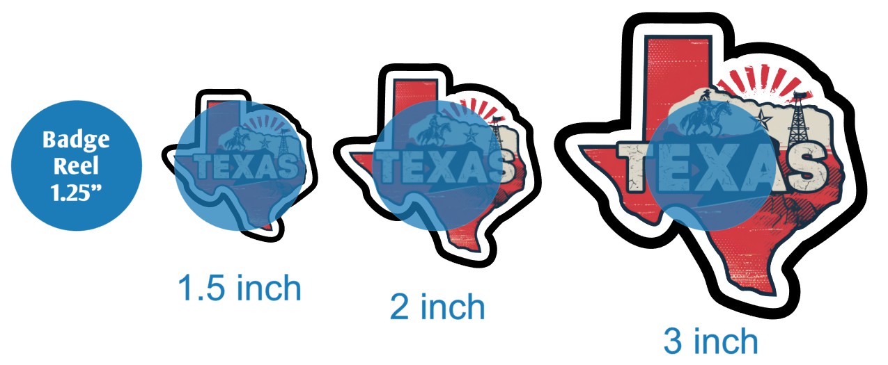 Retro Texas - DECAL AND ACRYLIC SHAPE #DA03089