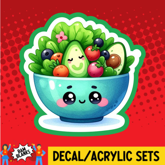 Salad Kawaii - DECAL AND ACRYLIC SHAPE #DA02427