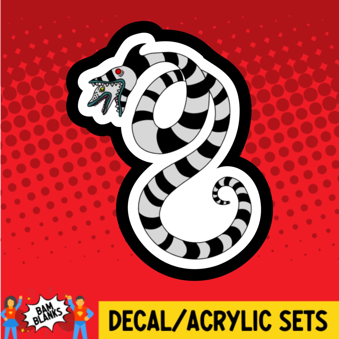 Sandworm - DECAL AND ACRYLIC SHAPE #DA03287 – BAM Blanks and More