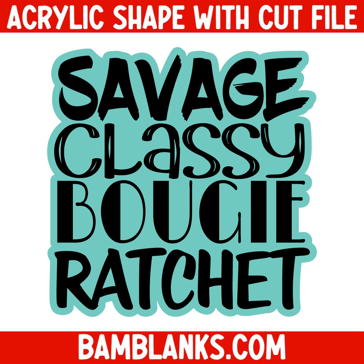 Savage Classy Bougie Ratchet - Acrylic Shape #723