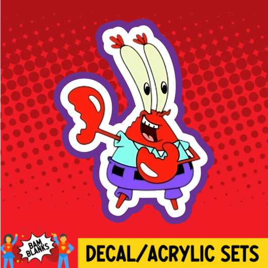 Sea Krab - DECAL AND ACRYLIC SHAPE #DA02477