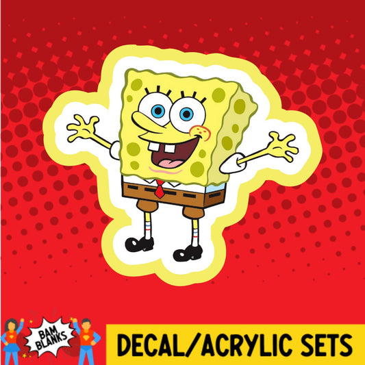 Sea Sponge - DECAL AND ACRYLIC SHAPE #DA02481