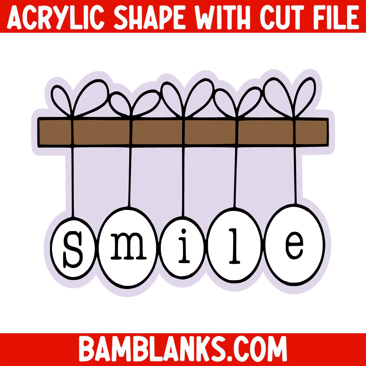 Smile - Acrylic Shape #1486