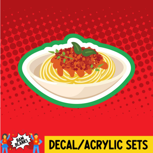Spaghetti Bowl - DECAL AND ACRYLIC SHAPE #DA02424