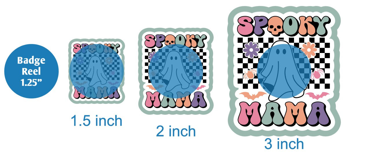 Spooky Mama - DECAL AND ACRYLIC SHAPE #DA02796